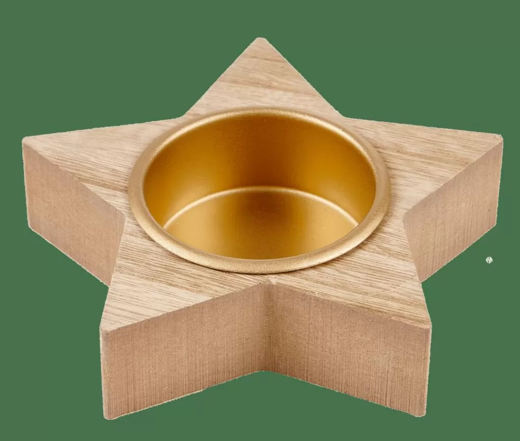 CASA STELLA Partylight Dorato, Naturale- Portalumini