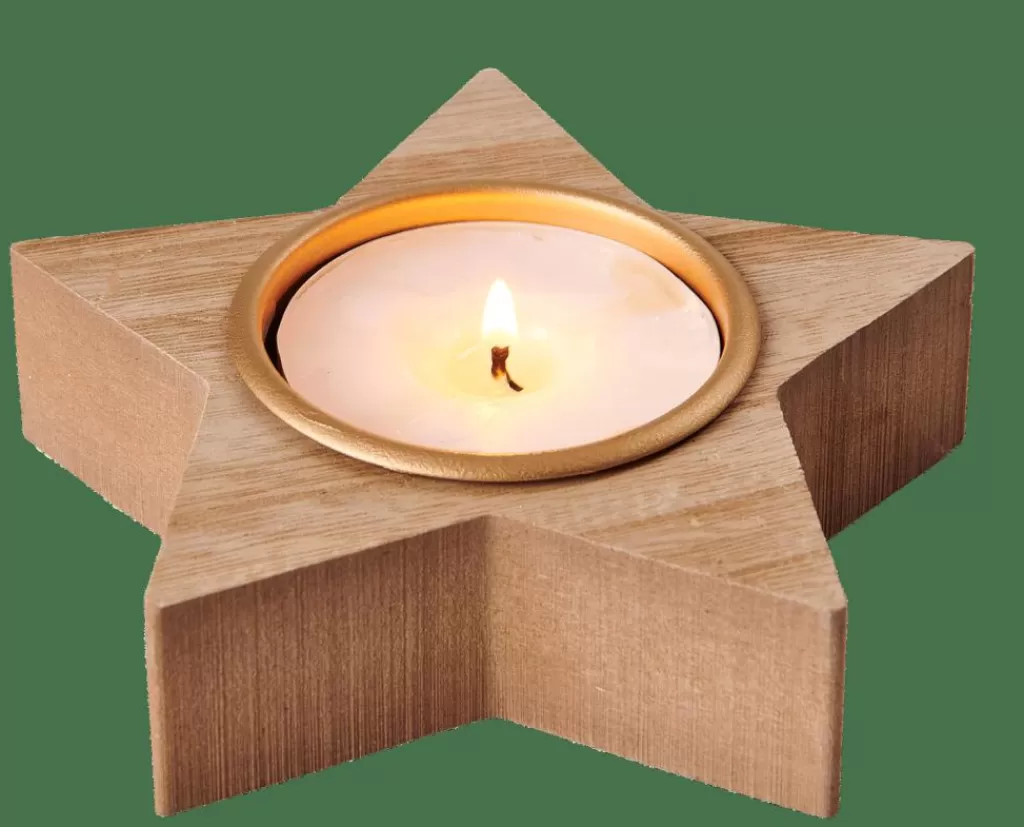 CASA STELLA Partylight Dorato, Naturale- Portalumini