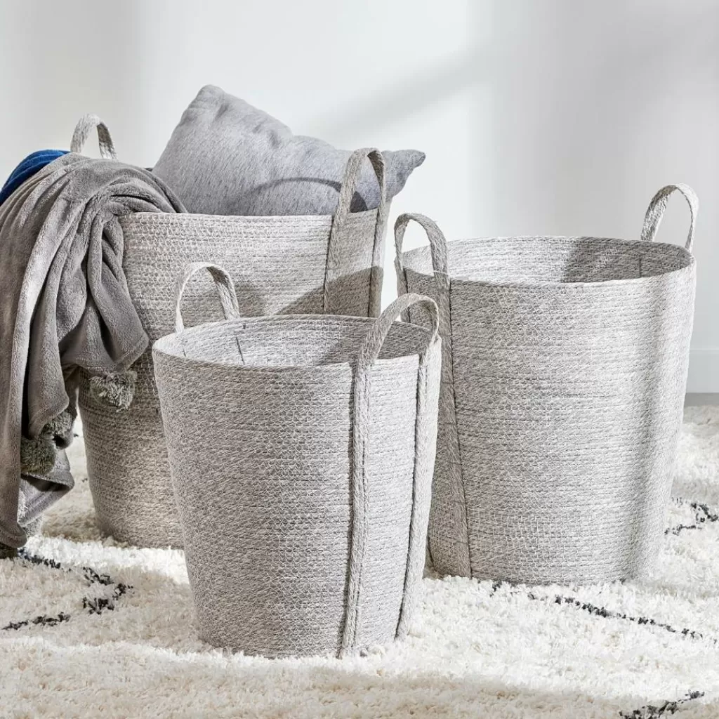 CASA SYMPLICITY Cesto Grigio Chiaro- Cesti Portatutto