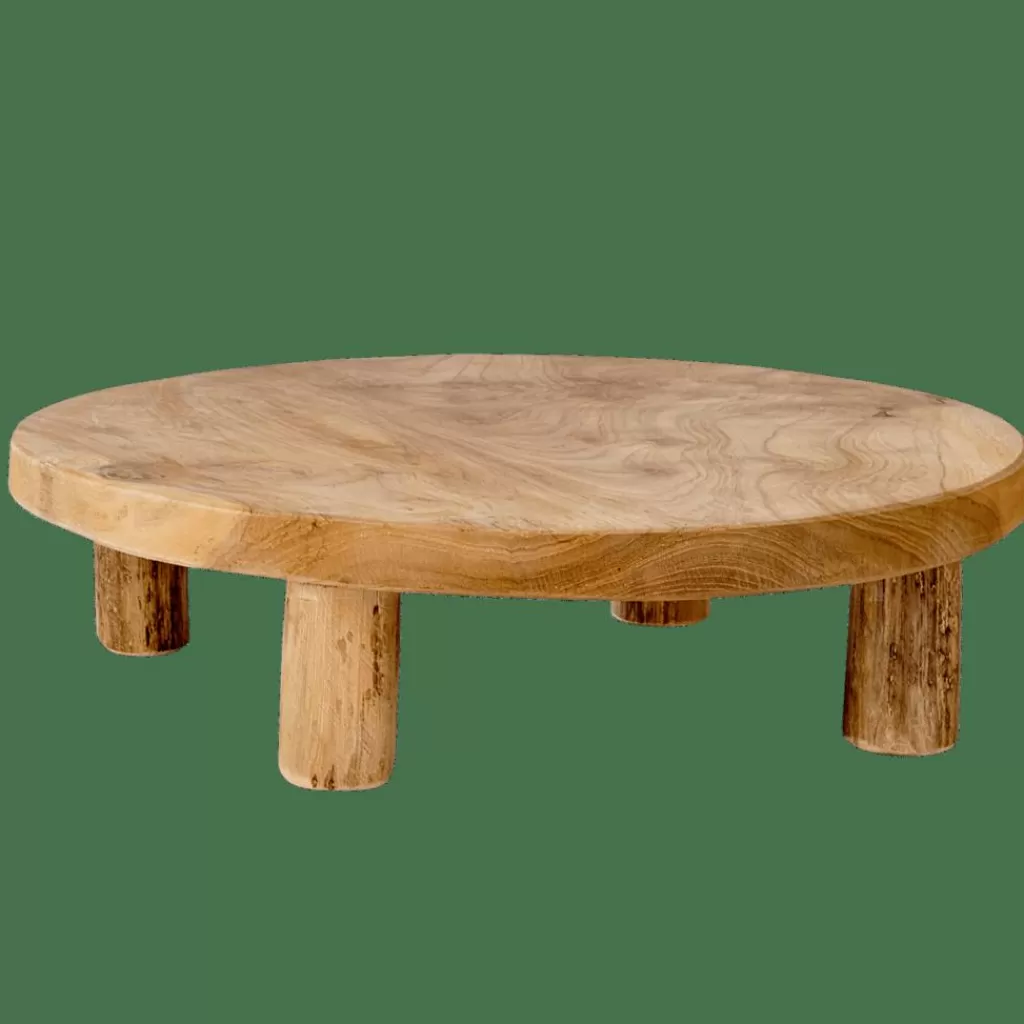 CASA TEAK Supporto Su Base Naturale- Supporti Per Piante