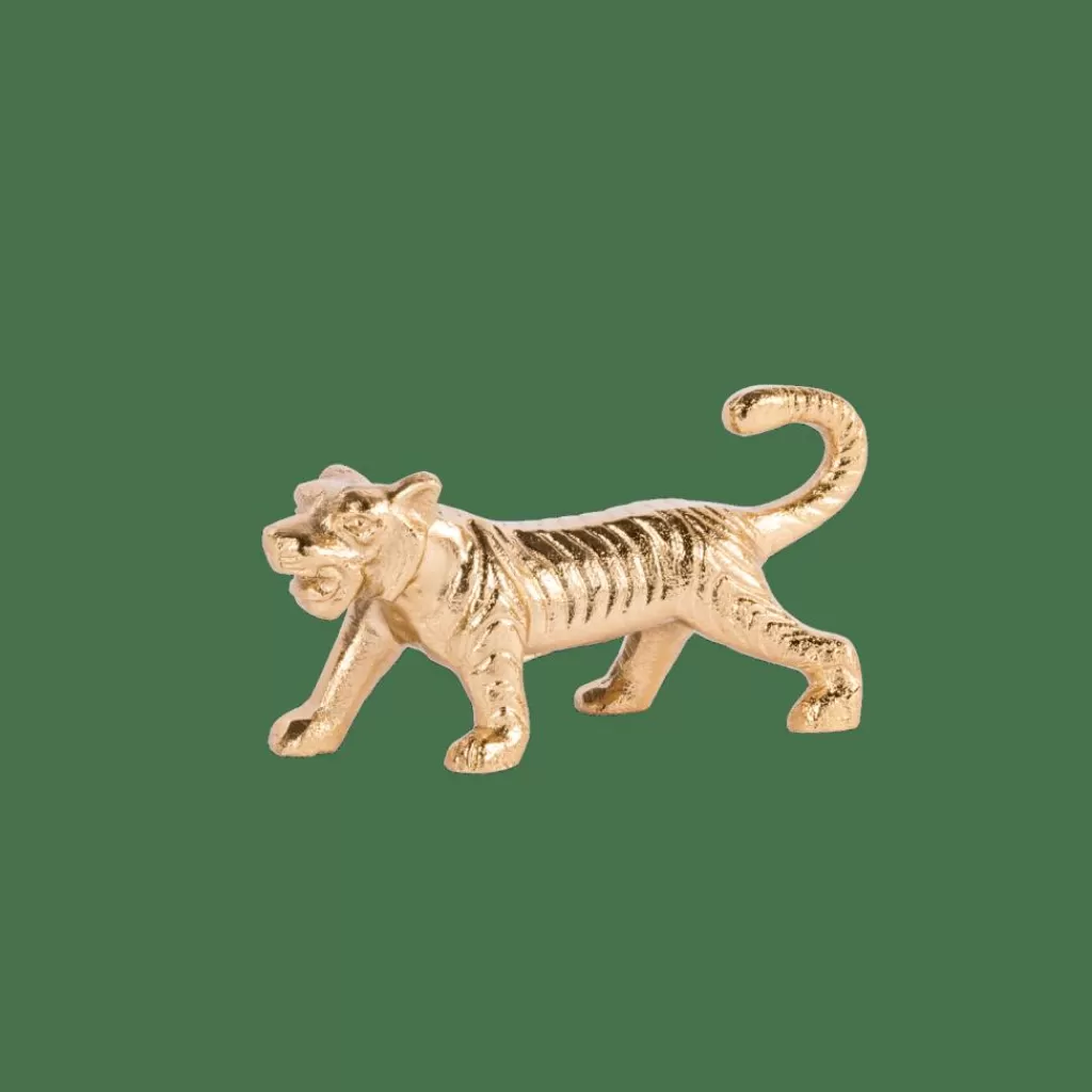 CASA TIGER Tigre Decorativa Dorato- Figurine Decorative
