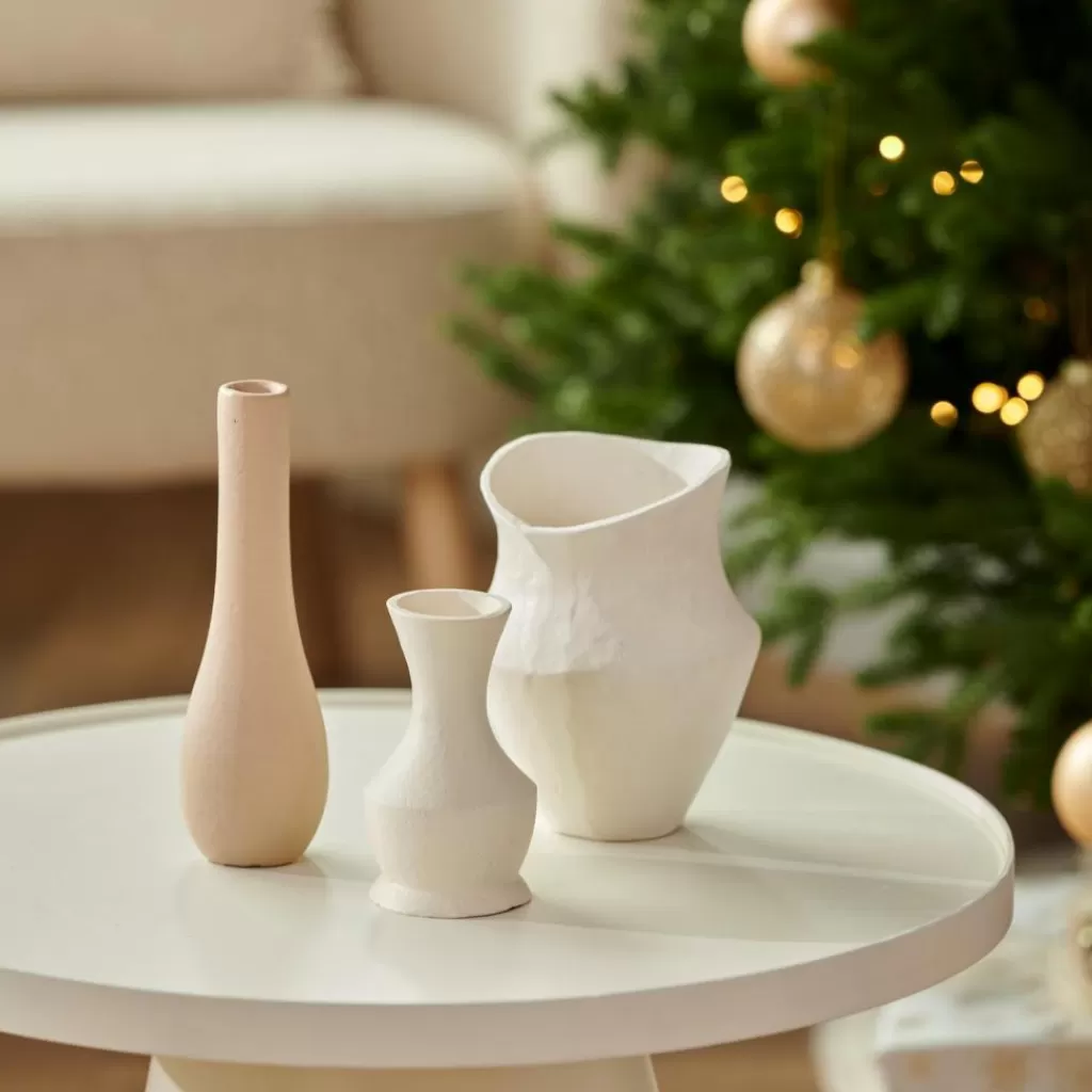 CASA TOLEDO Vaso TOLEDO VASO CREMA 12 CM Crema- Vasi