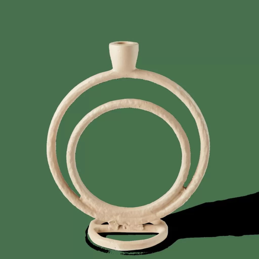 CASA TONDO Candeliere Beige- Candelieri