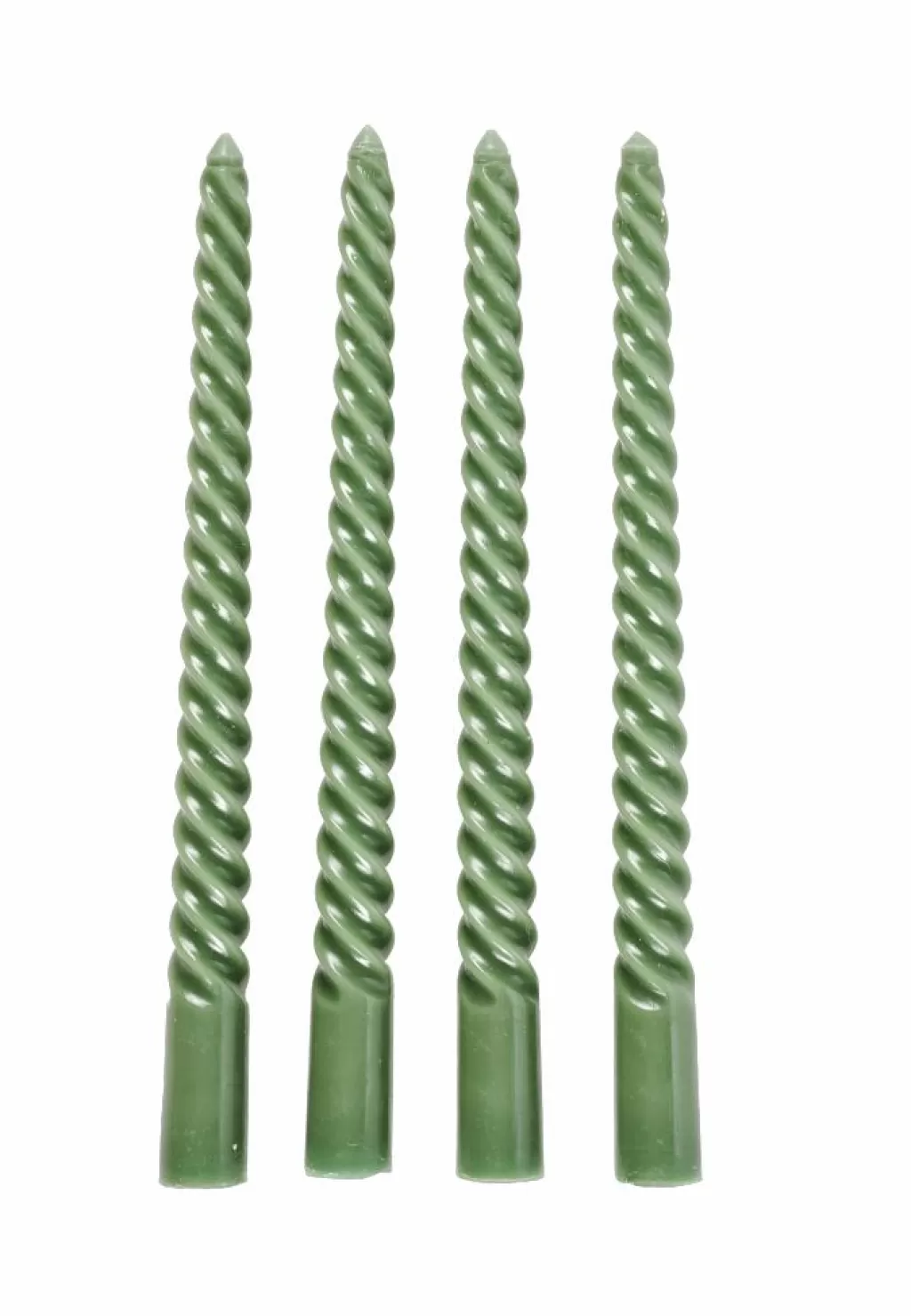 CASA TWIST Candele Intrecciate Set Di 4 Rosa- Candele