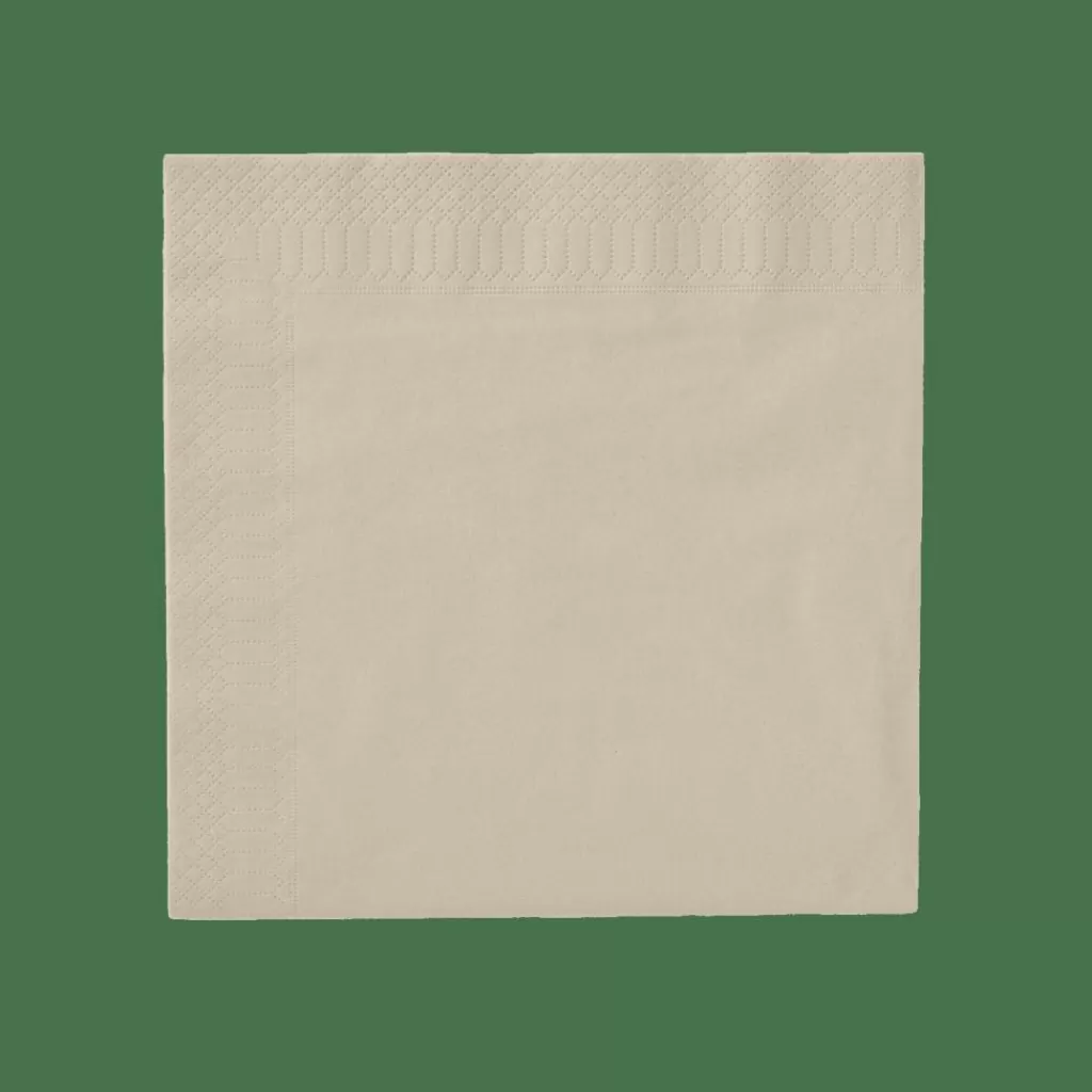 CASA UNI Set Di 20 Tovaglioli Beige- Tovaglioli