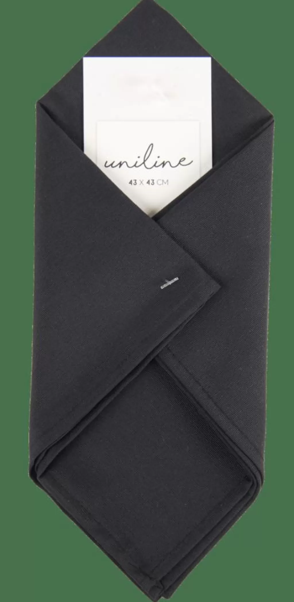 CASA UNILINE Tovagliolo Nero- Tovaglioli