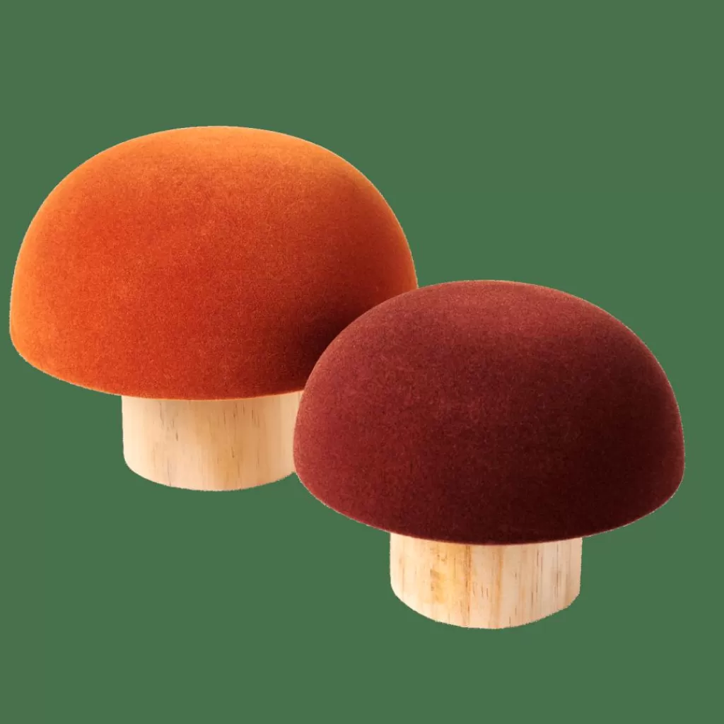 CASA VELVET Fungo Naturale, Bordeaux, Multicolore- Autunno
