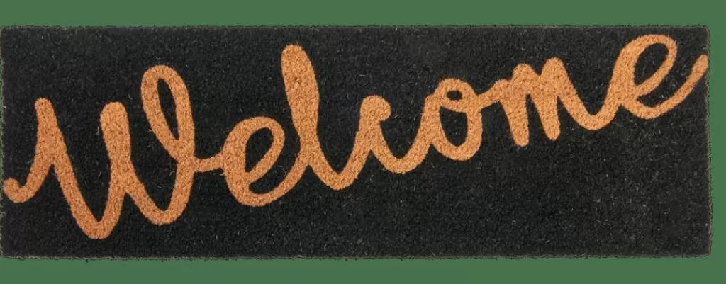 CASA WELCOME Zerbino Nero- Zerbini | Tappeti