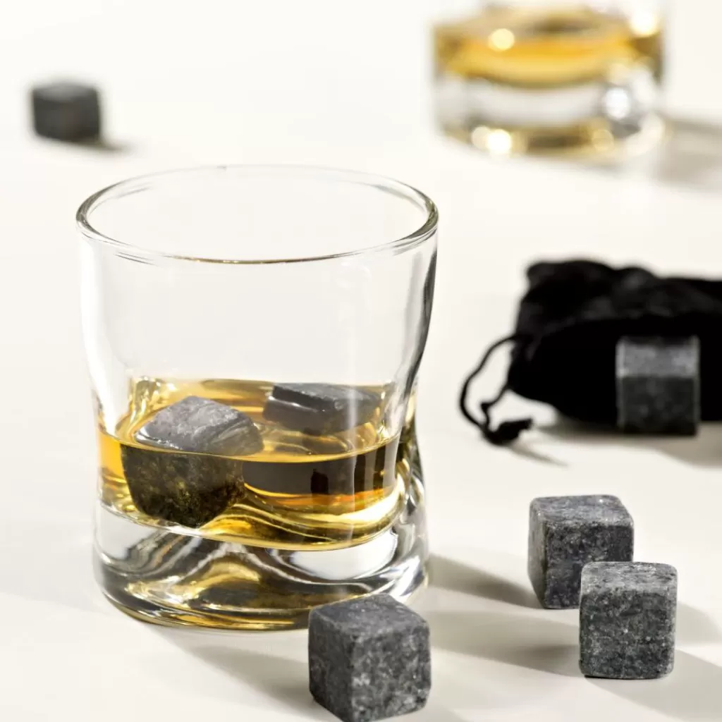 CASA WHISKEY Cubetti Refrigeranti Set Di 9 Grigio Scuro- Accessori Per Cocktail