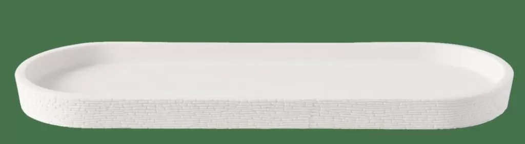 CASA WHITE ELEGANCE Piatto Bianco- Accessori Da Lavandino