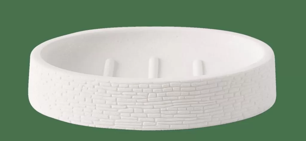 CASA WHITE ELEGANCE Portasapone Bianco- Accessori Da Lavandino