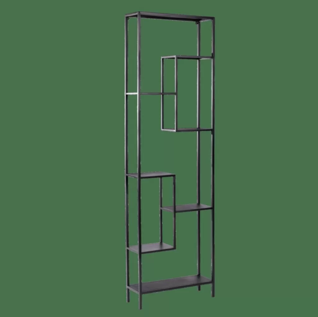 CASA WILLIAM Scaffale Da Parete Nero- Scaffali Da Parete
