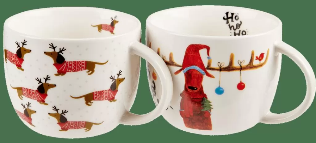CASA X-MAS MOOSE Tazza Multicolore- Mug
